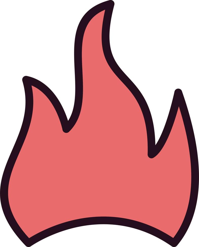 Flame Vector Icon