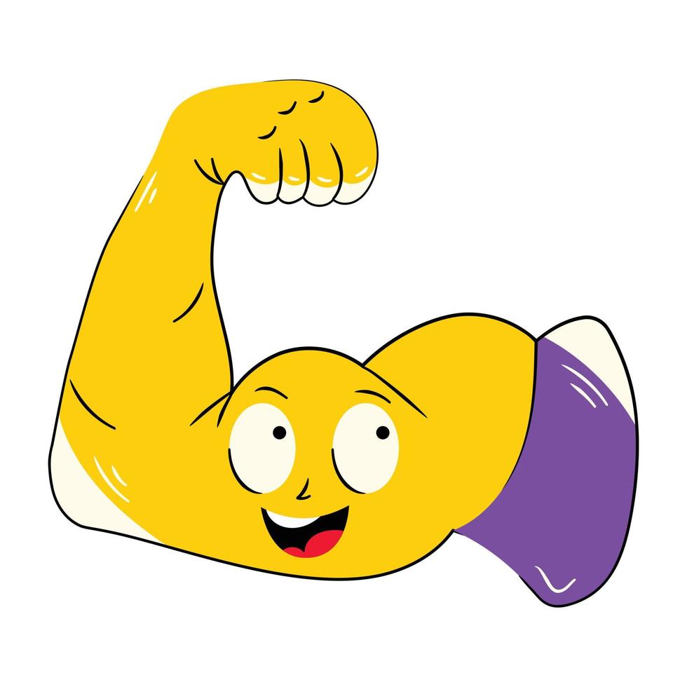 Trendy Physical Strength vector