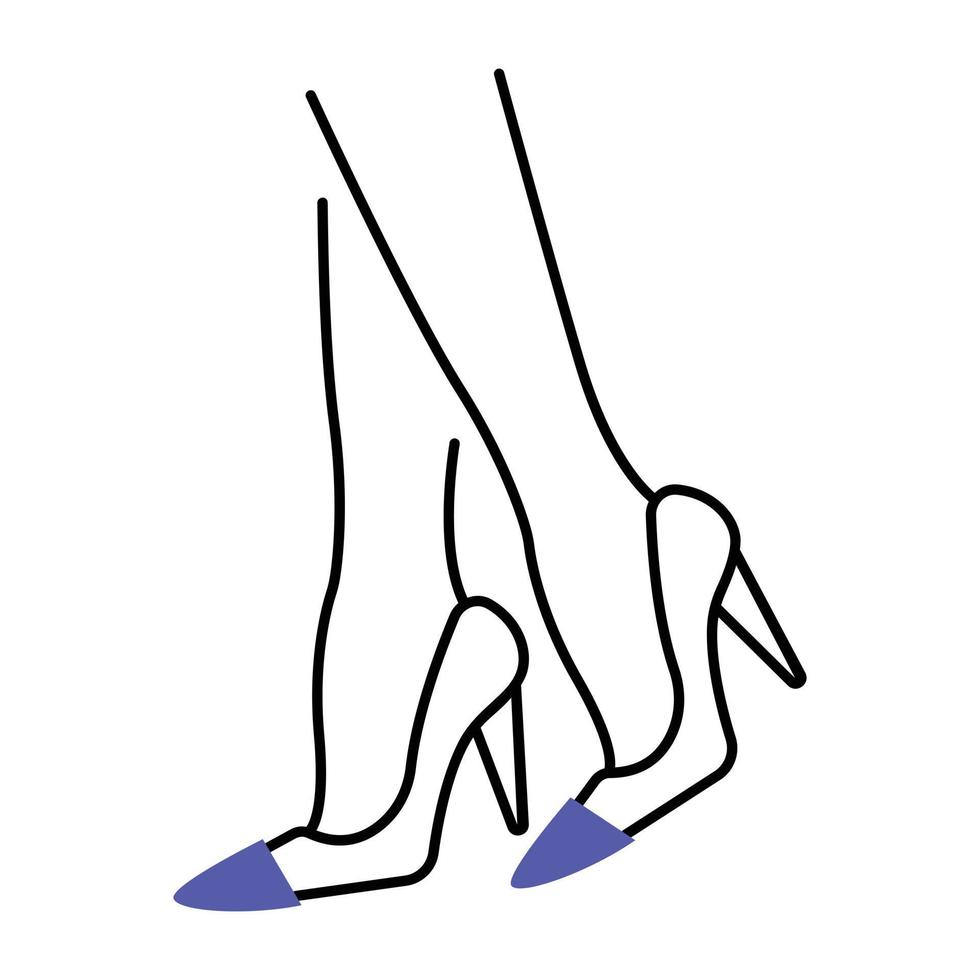 Trendy Women Heels vector