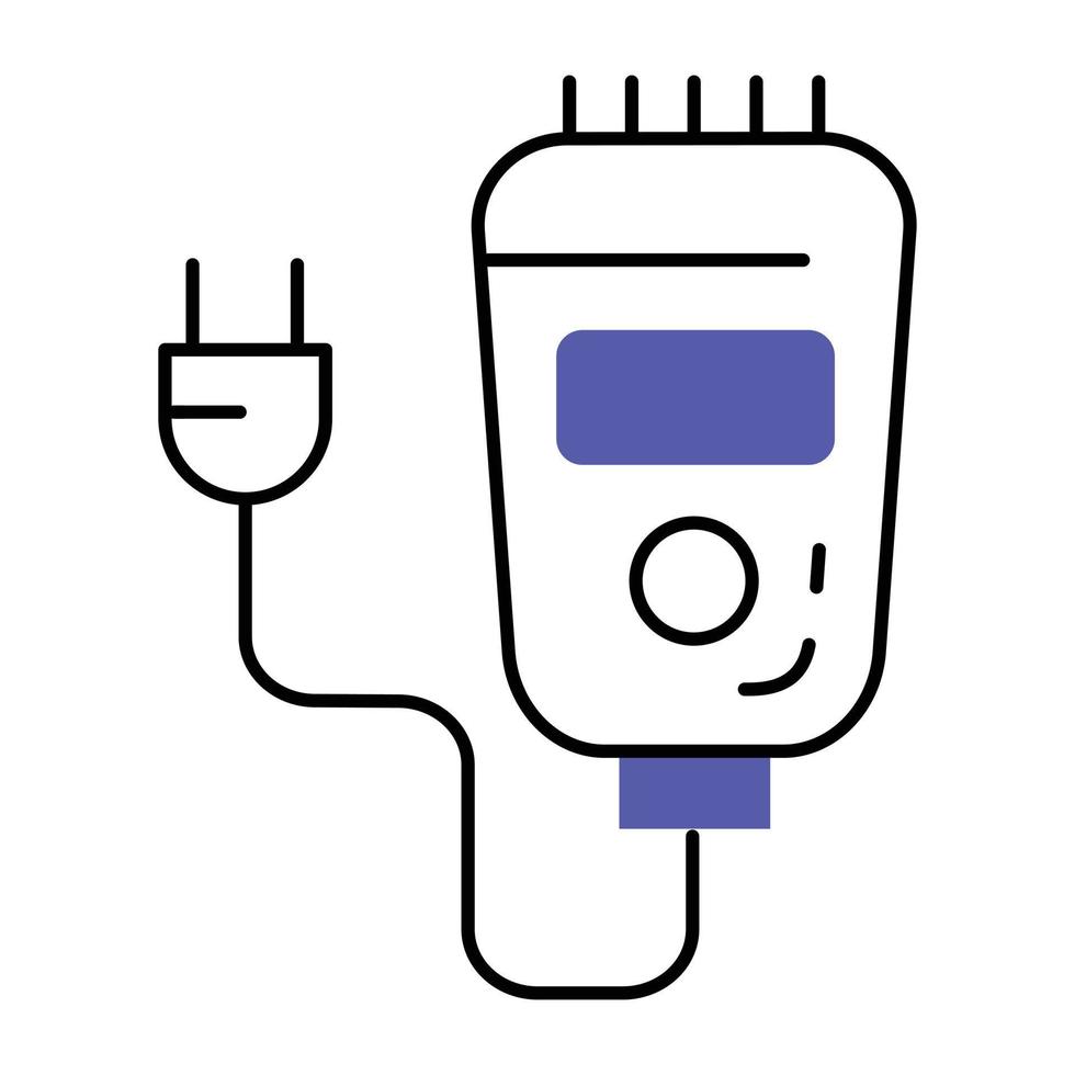 Trendy Hair Clipper vector