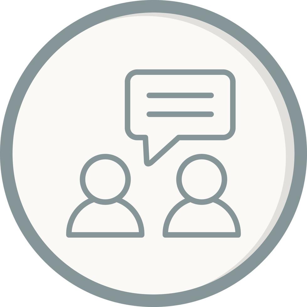 Conversation Vector Icon