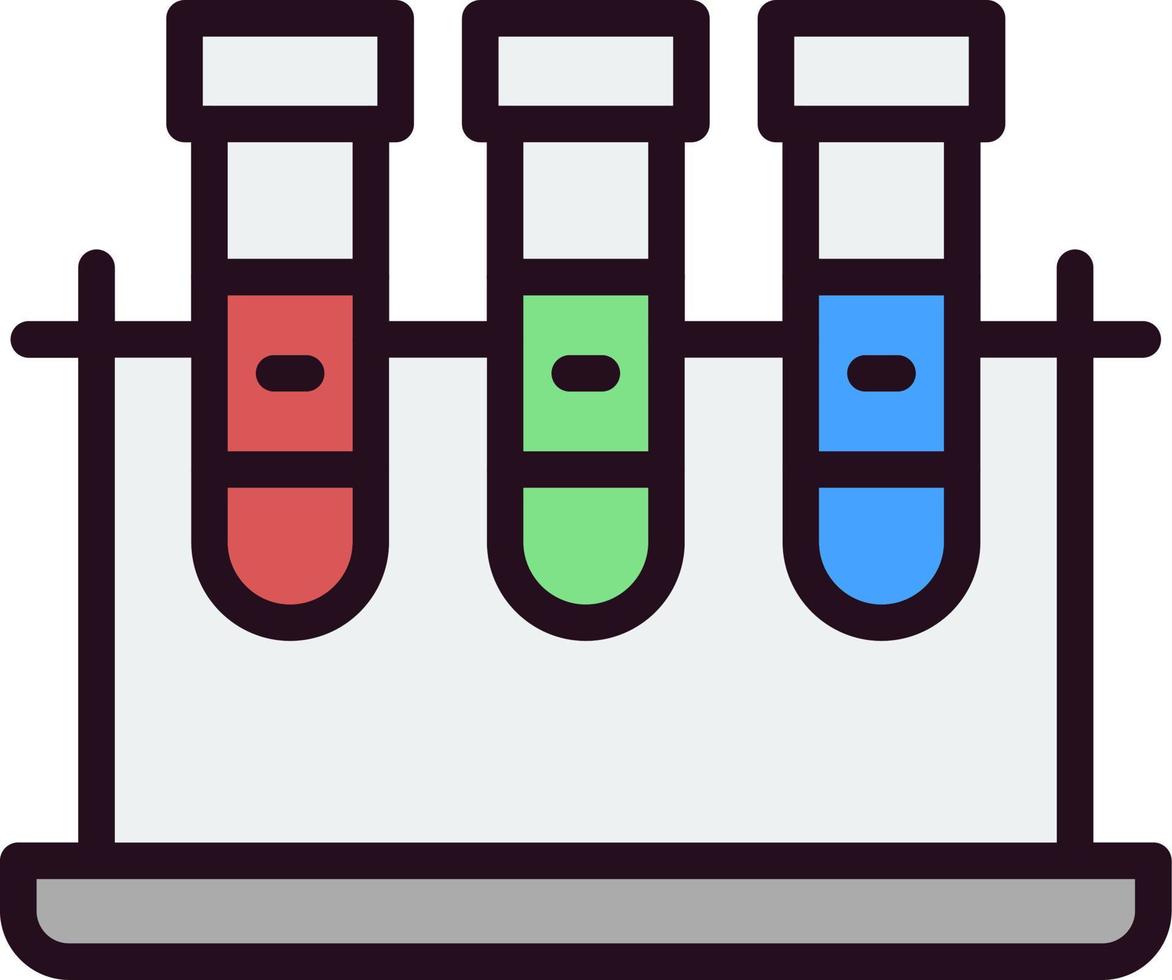 Test Tubes Vector Icon