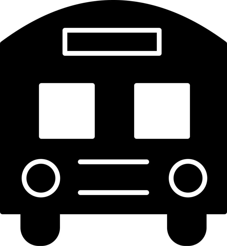 icono de vector de bus