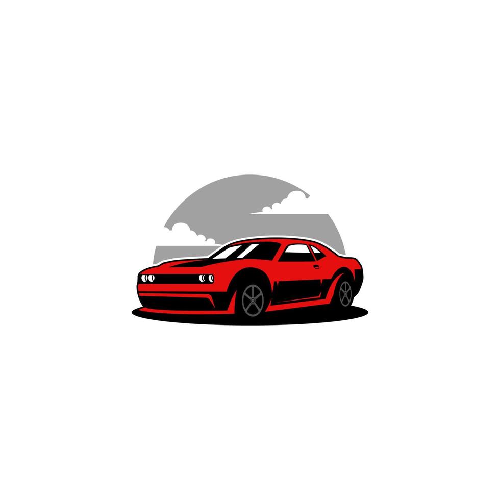 Deportes coche logo diseño, súper coche logo vector