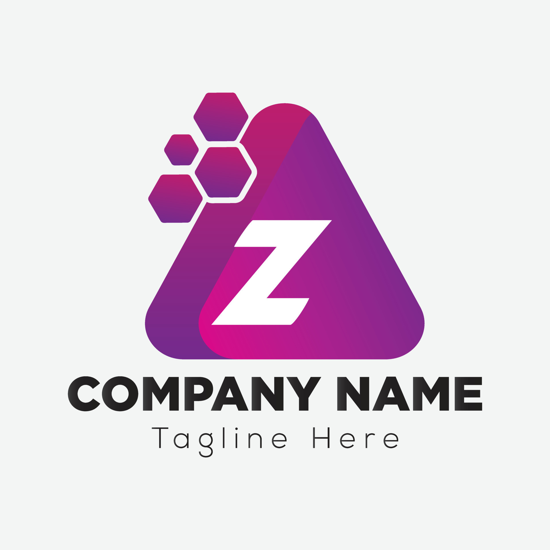 Abstract Z letter modern initial lettermarks logo design 19805596