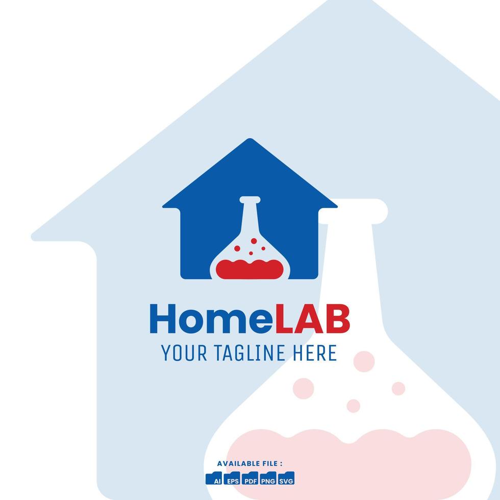 Vector logo template, for company, shop and icon use Home Lab