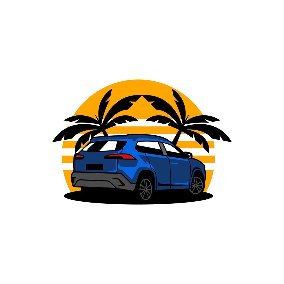 Deportes coche logo diseño, súper coche logo vector