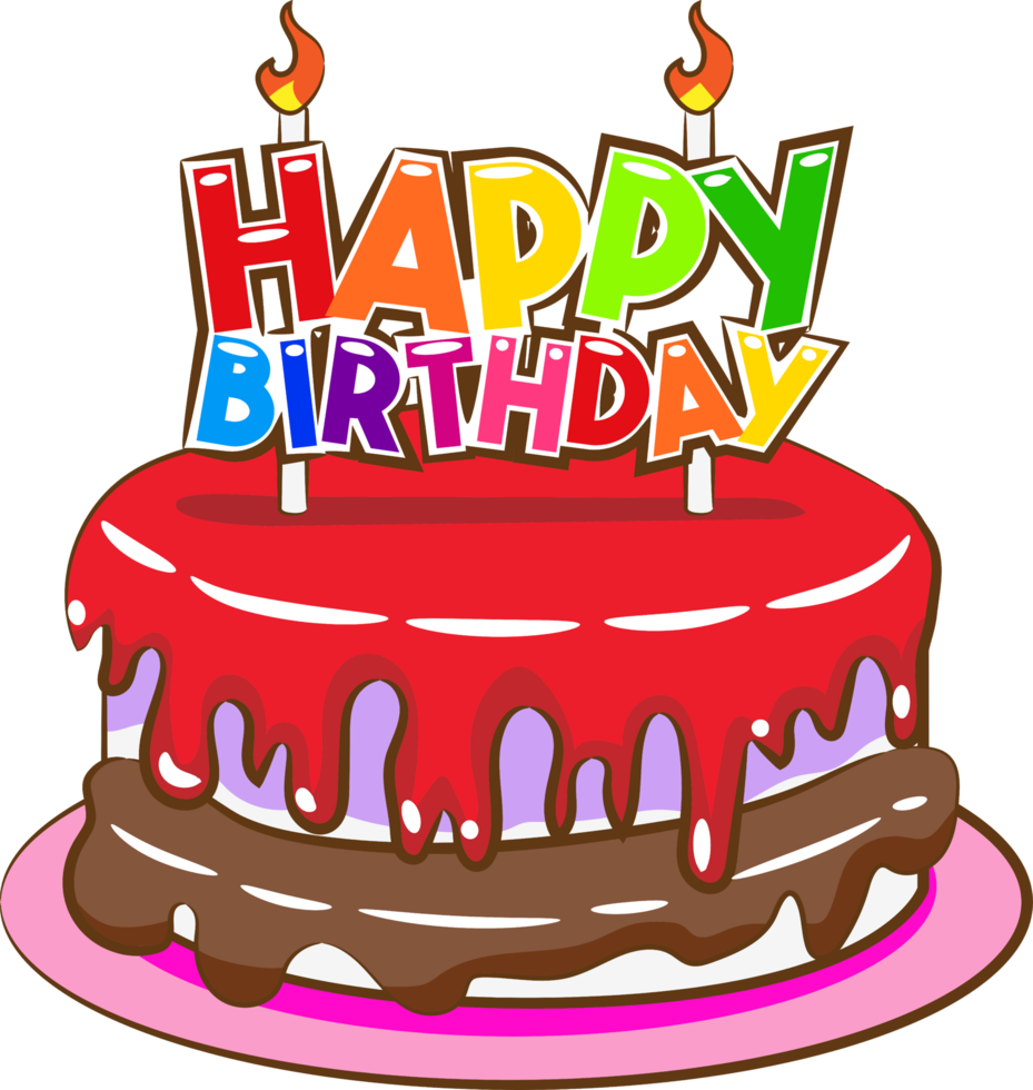 Birthday cake png graphic clipart design