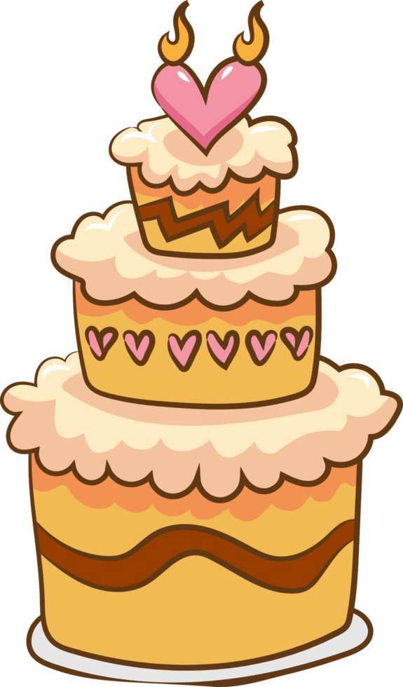 Birthday cake png graphic clipart design