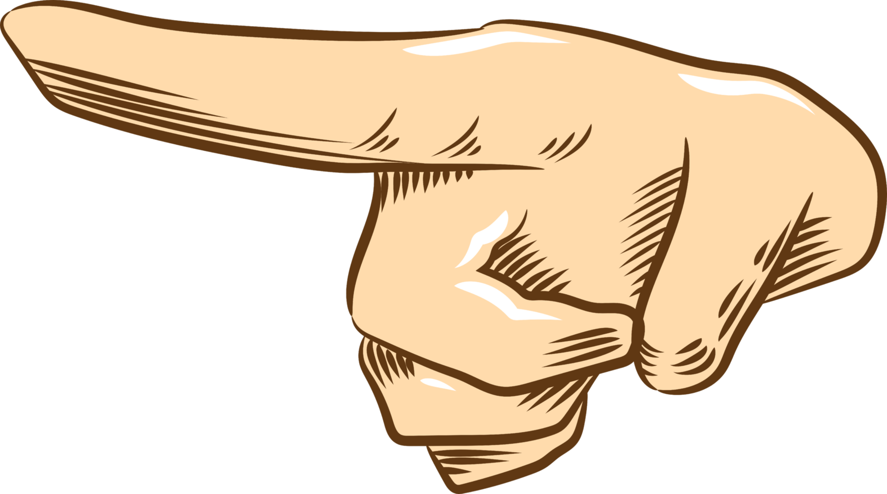 finger pekande png grafisk ClipArt design