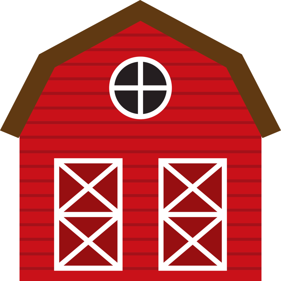 Barn png graphic clipart design