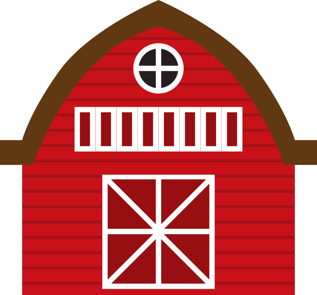Barn png graphic clipart design