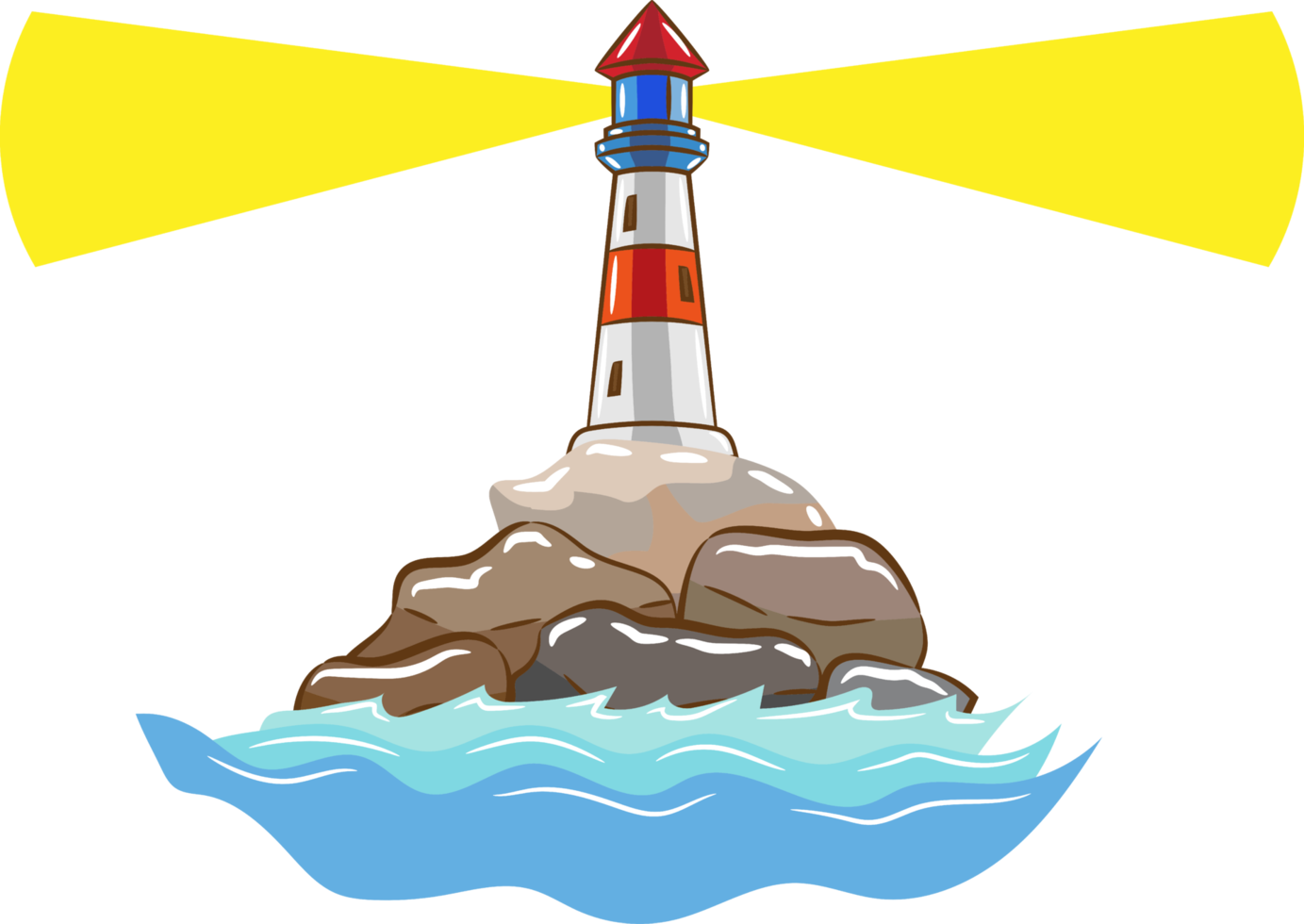Lighthouse png graphic clipart design