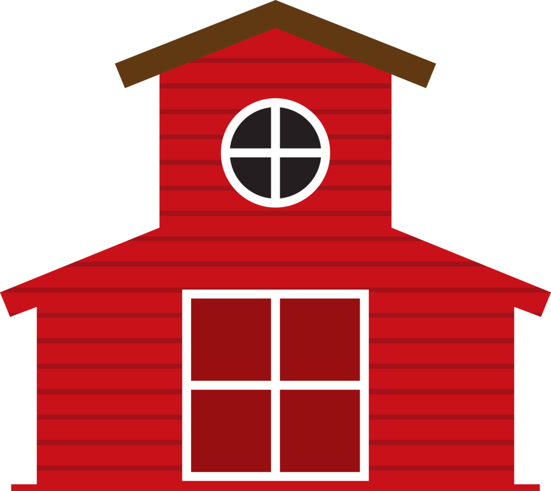 Barn png graphic clipart design