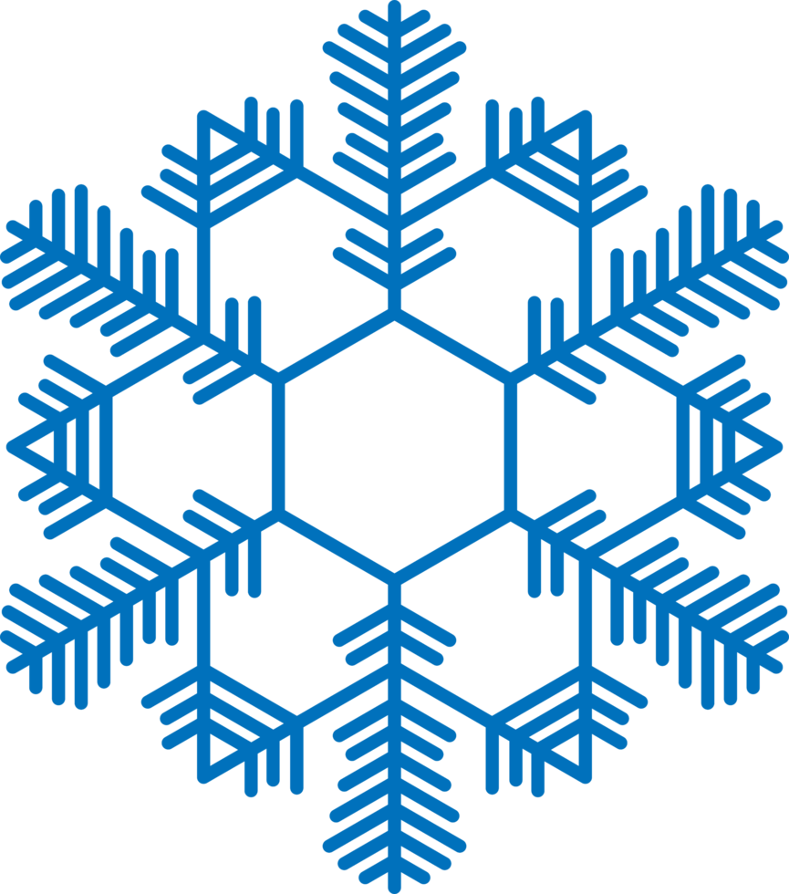 Snowflake png graphic clipart design