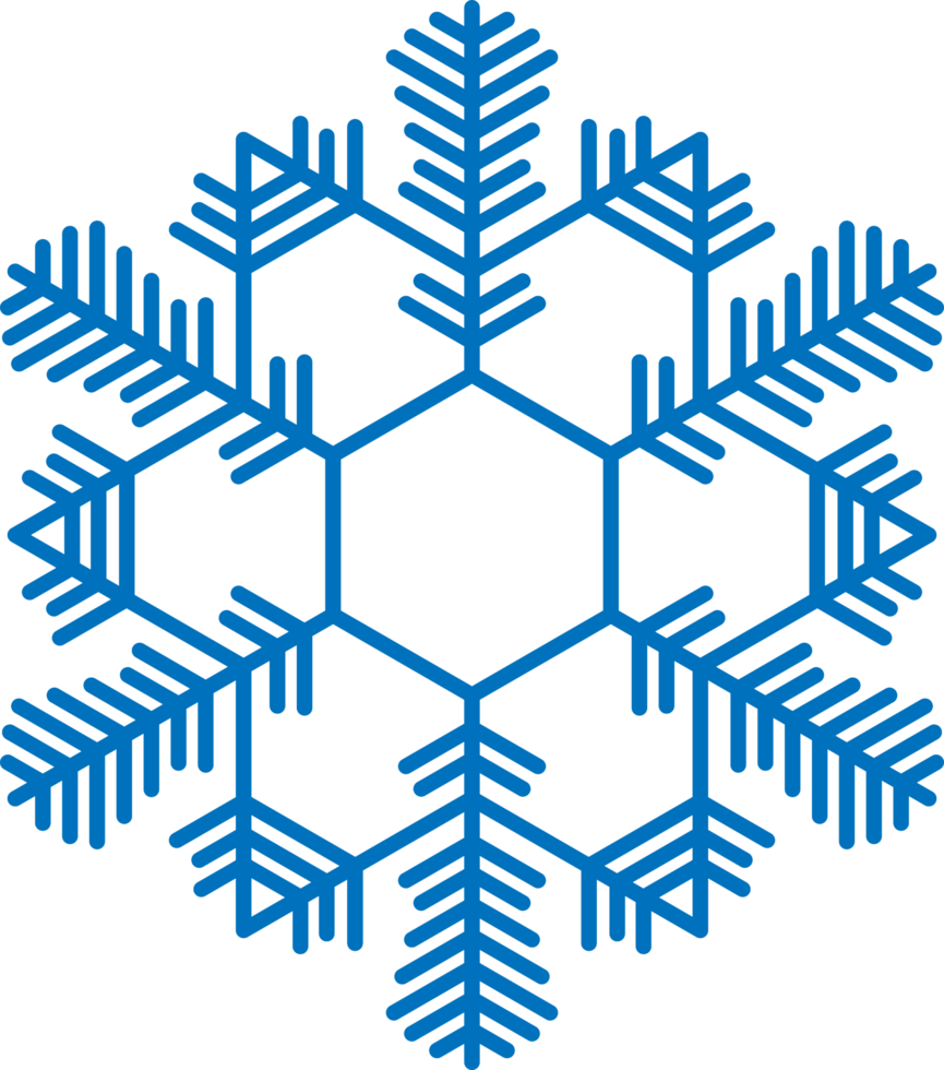 sneeuwvlok PNG grafisch clip art ontwerp