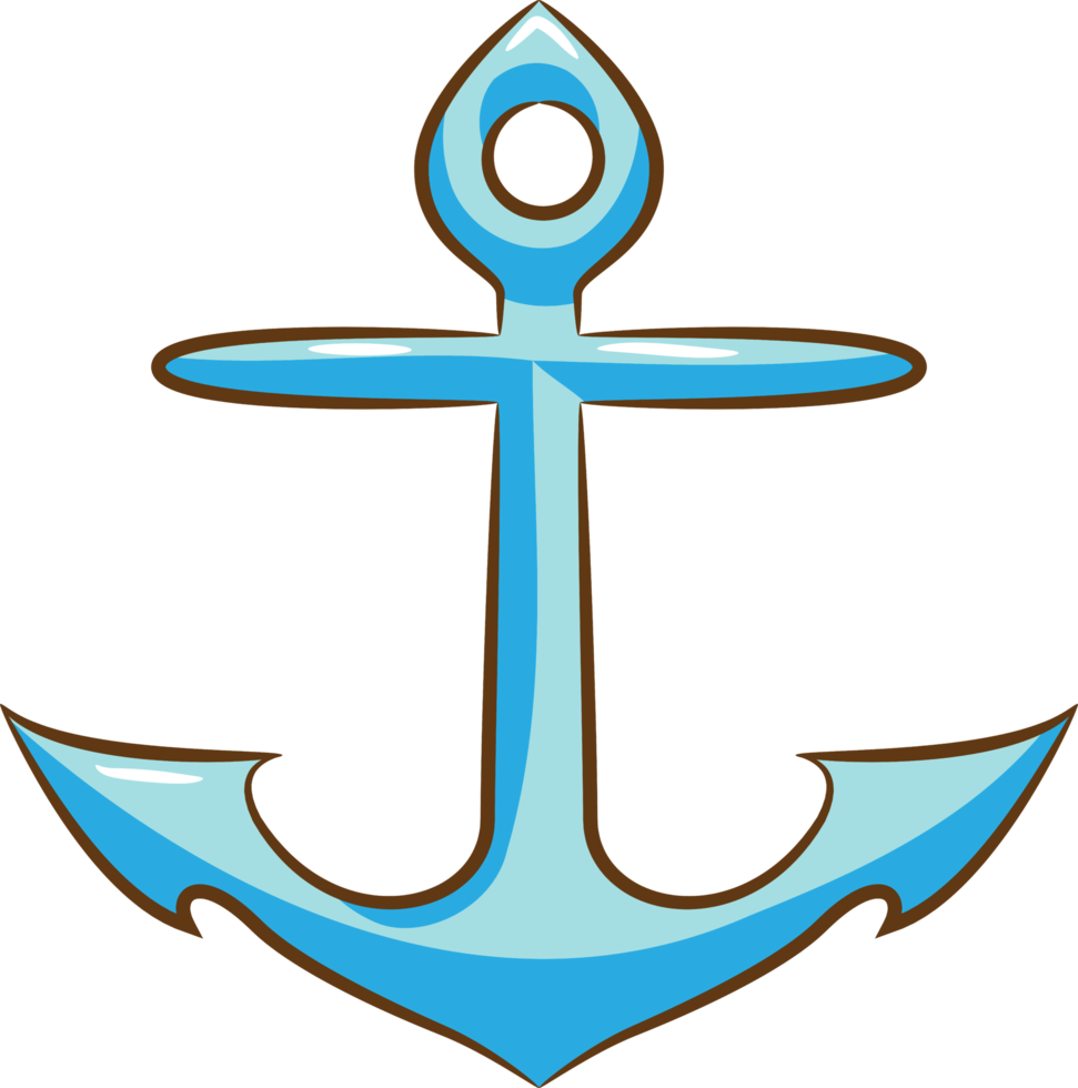 Anchor png graphic clipart design