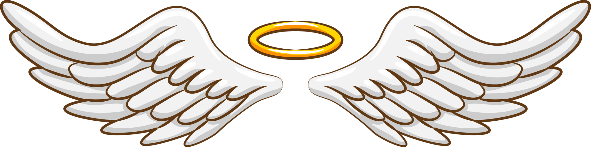 Angel wing png graphic clipart design