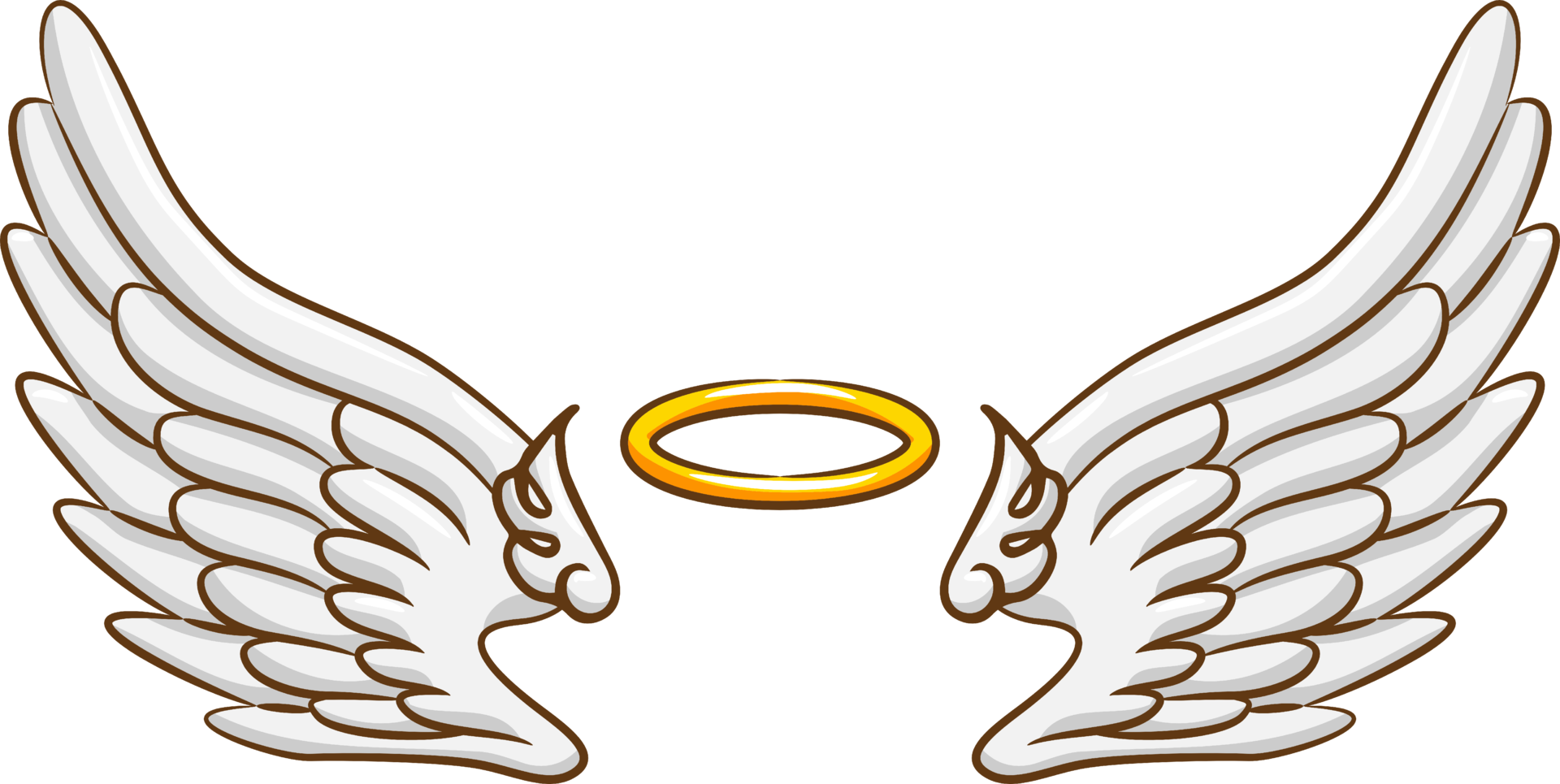 Angel wing png graphic clipart design