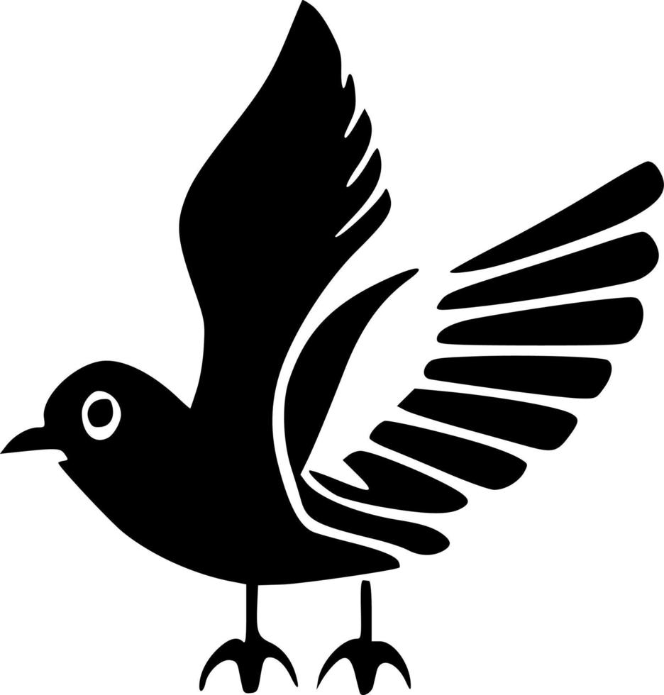 vector illustration of bird shape