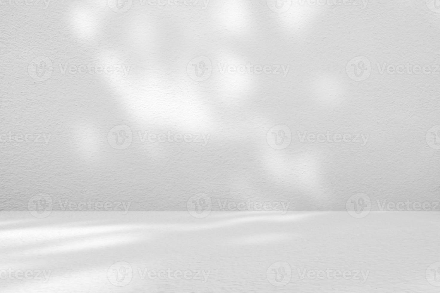 Gray Stucco Room with Natural Light from the Window, Suitable for Product Presentation Backdrop, Display, and Mock up. photo