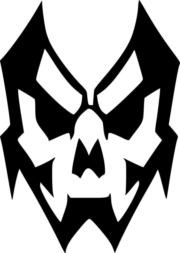 vector illustration of zombie face cartoon