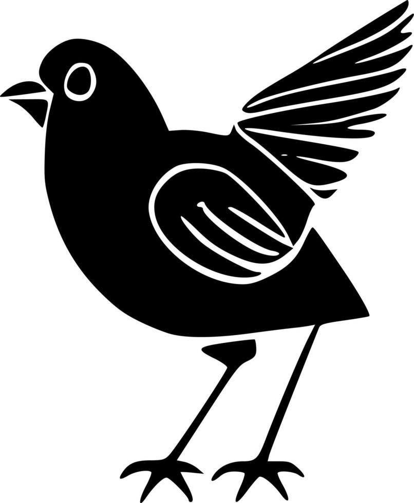 vector illustration of bird shape