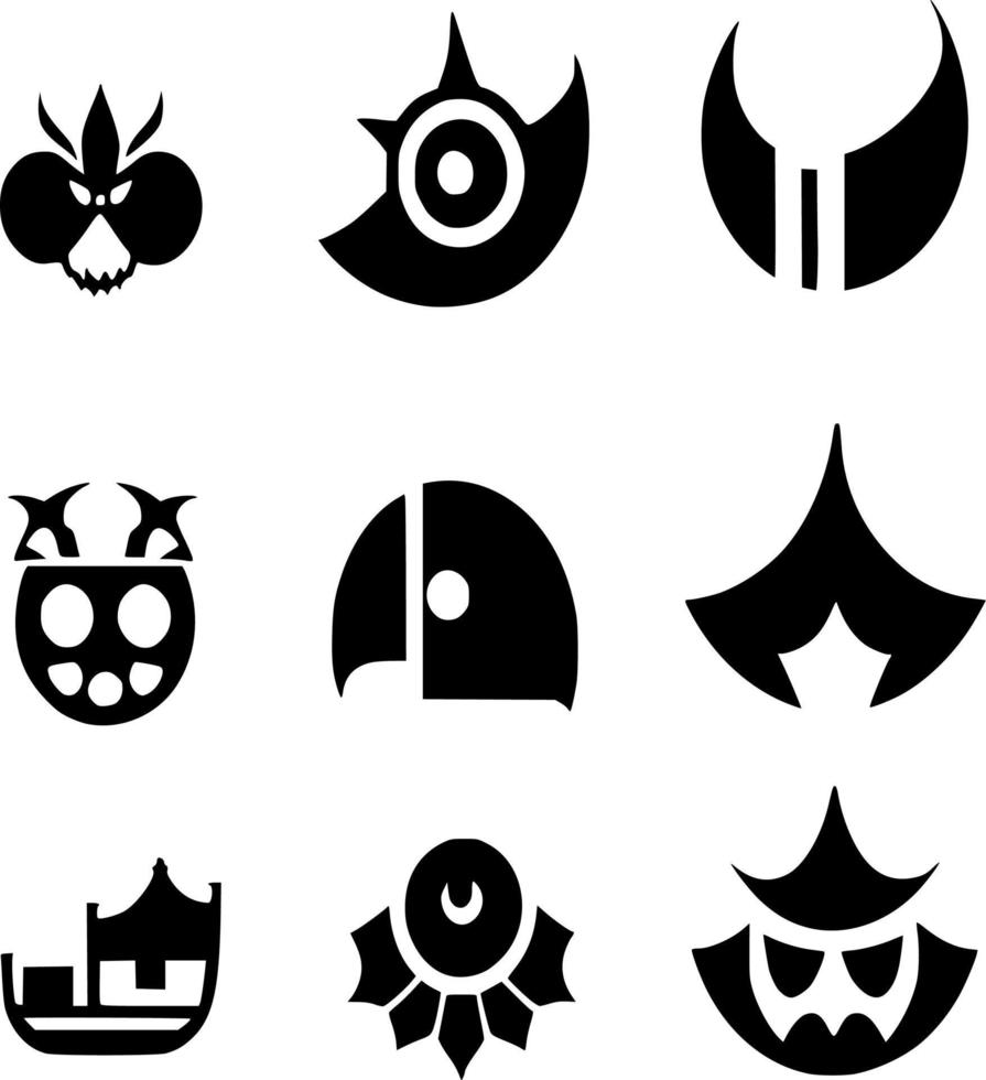 set of icon vector