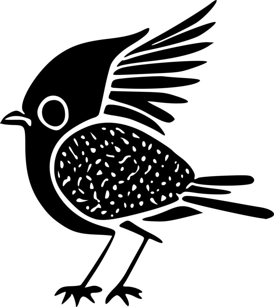 vector illustration of bird shape