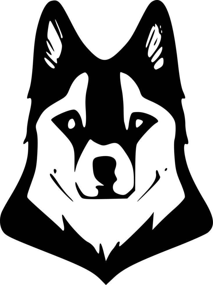 vector illustration of dog shape