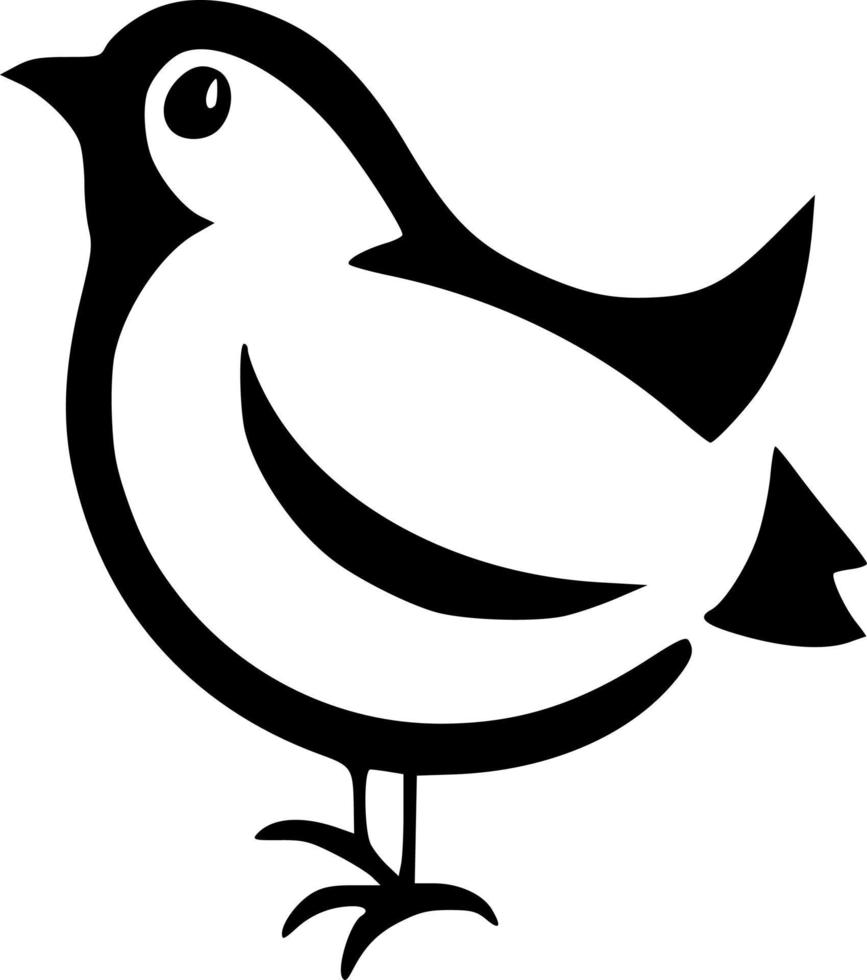 vector illustration of bird shape