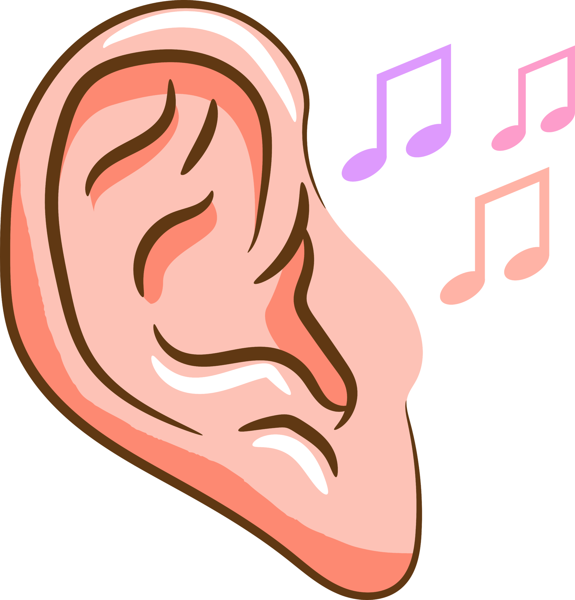 Ear Listening Graphic Clipart Design 19806666 Png
