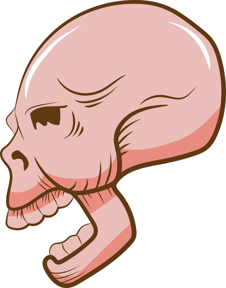 Skull png graphic clipart design