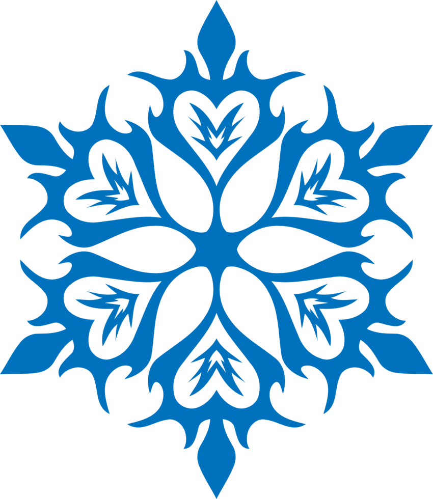 Snowflake png graphic clipart design