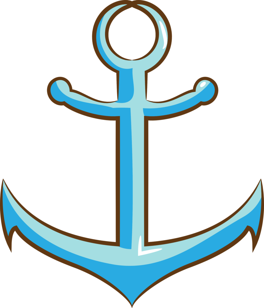 Anchor png graphic clipart design