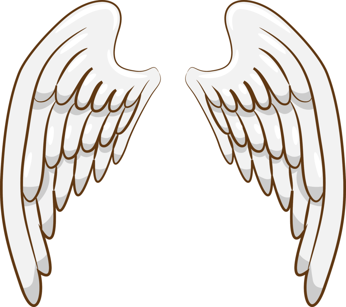 Angel wing png graphic clipart design