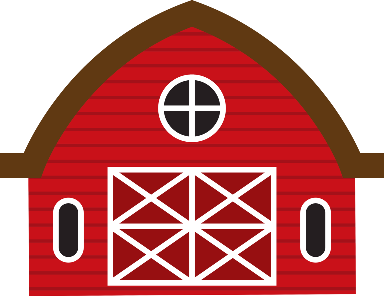 Barn png graphic clipart design