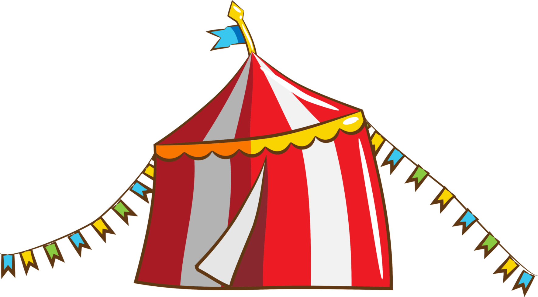 Cricus tent png graphic clipart design