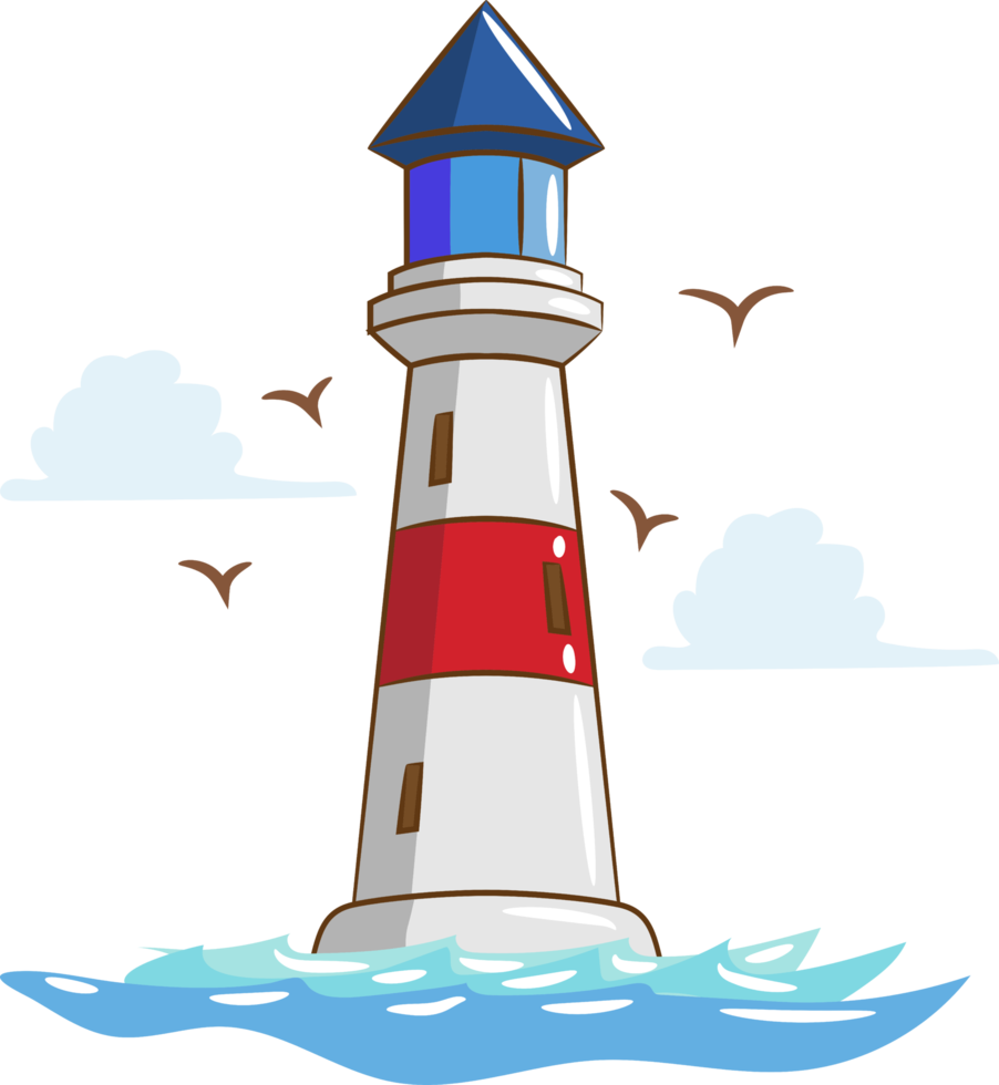 Lighthouse png graphic clipart design