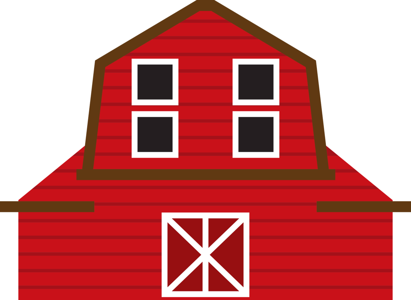 Barn png graphic clipart design