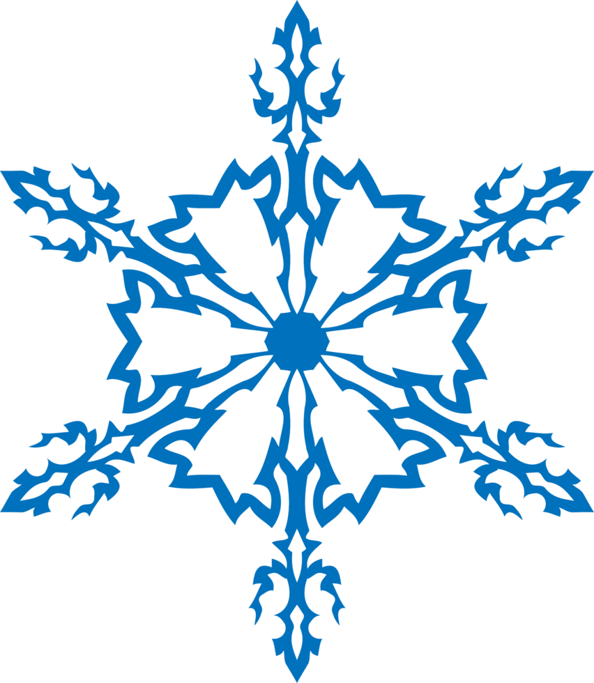 Snowflake png graphic clipart design