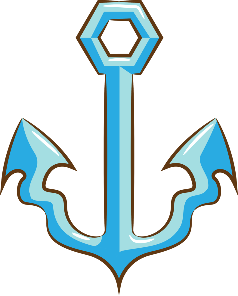 Anchor png graphic clipart design