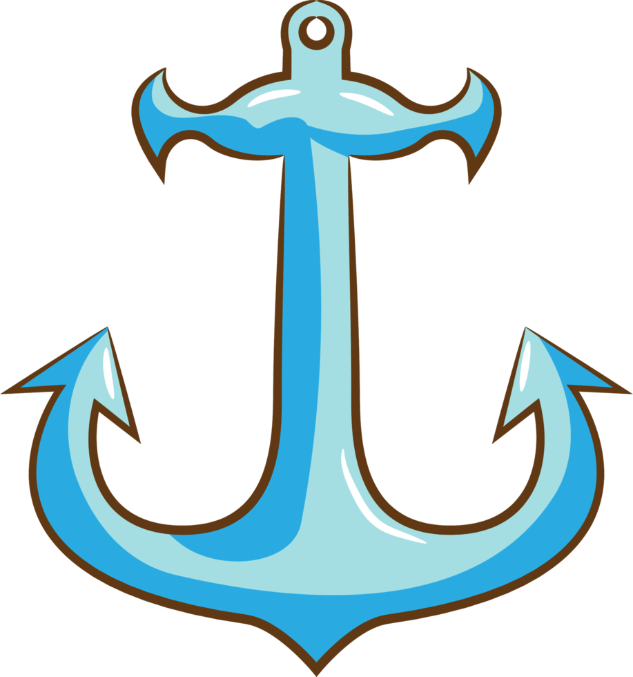 Anchor png graphic clipart design