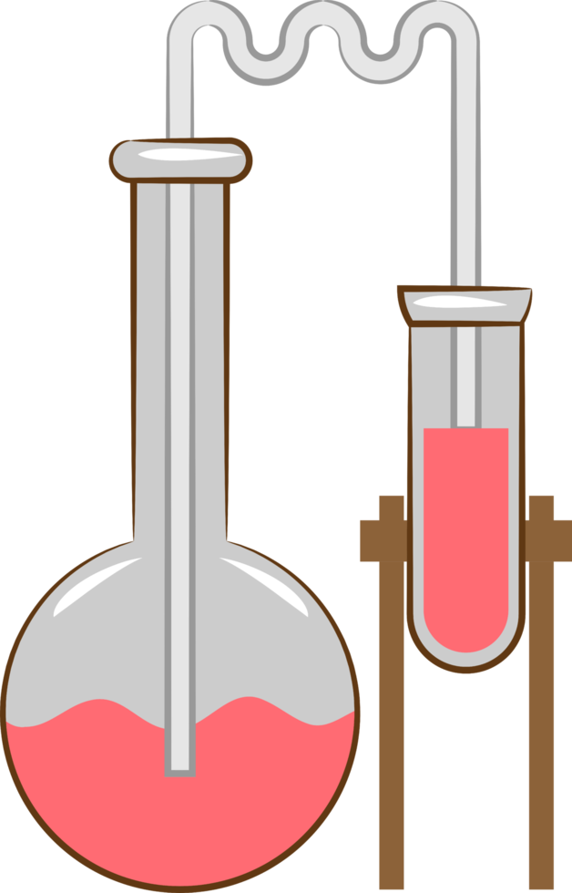 Chemistry png graphic clipart design