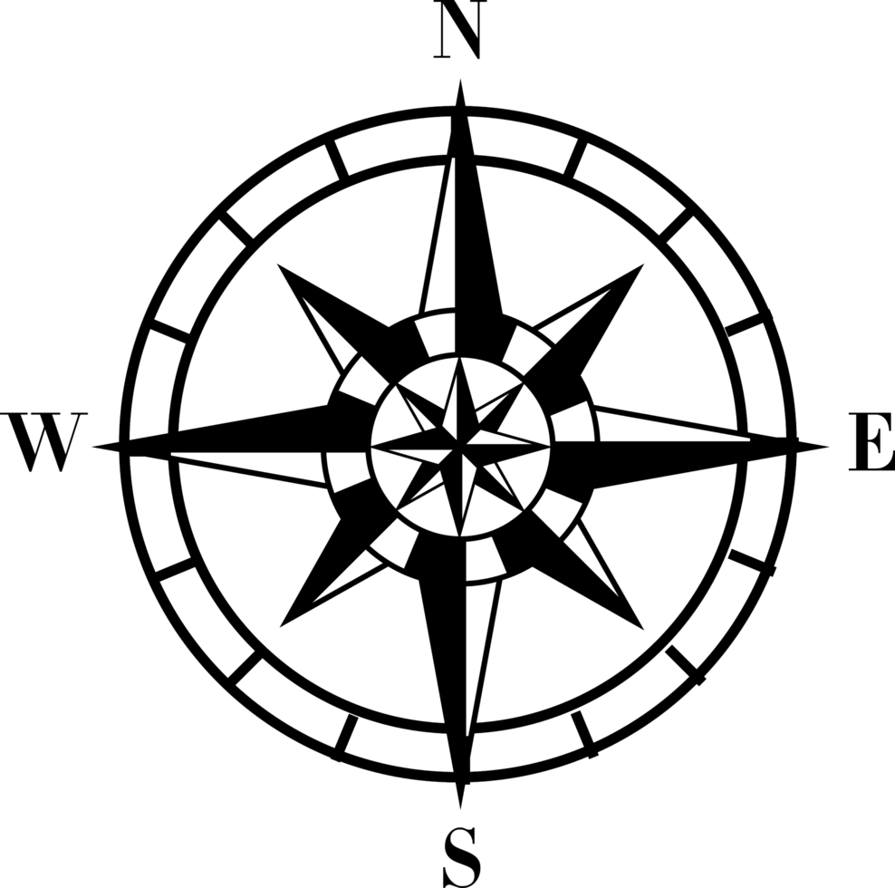 Compass png graphic clipart design