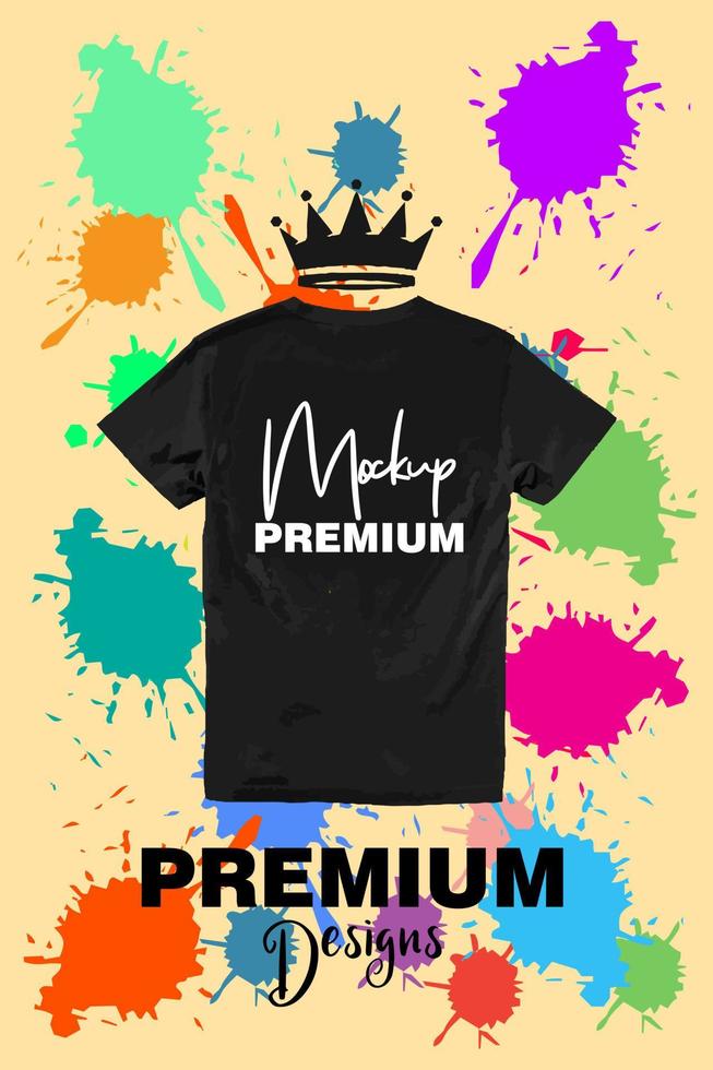 black t shirt mockup t shirt mockup vector