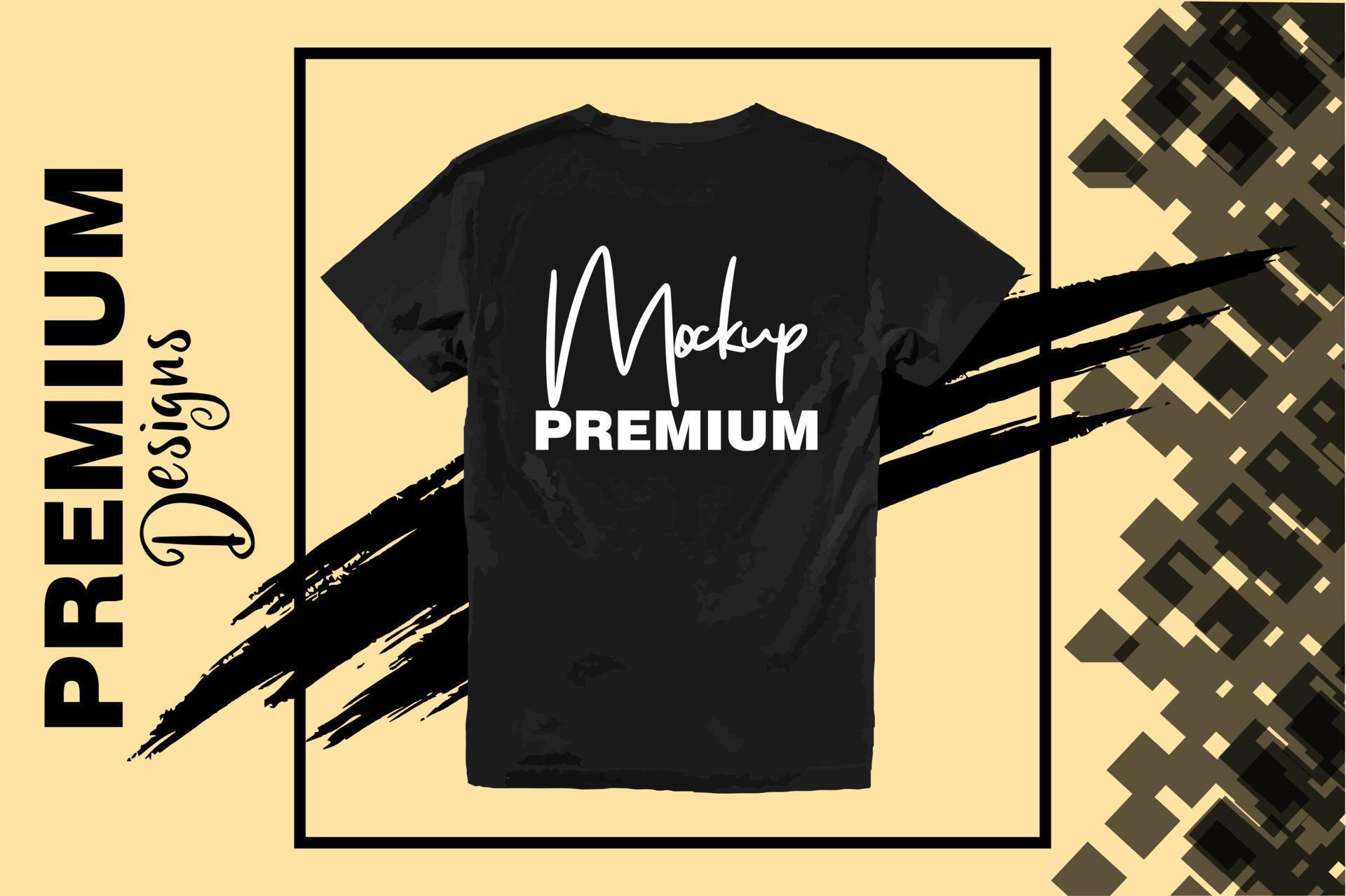 black t shirt mockup t shirt mockup 19807341 Vector Art at Vecteezy