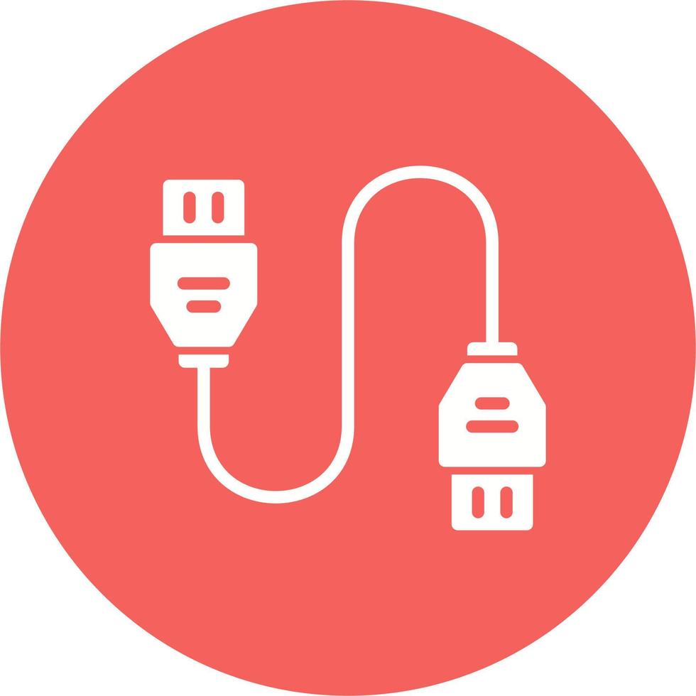 Data Cable Vector Icon
