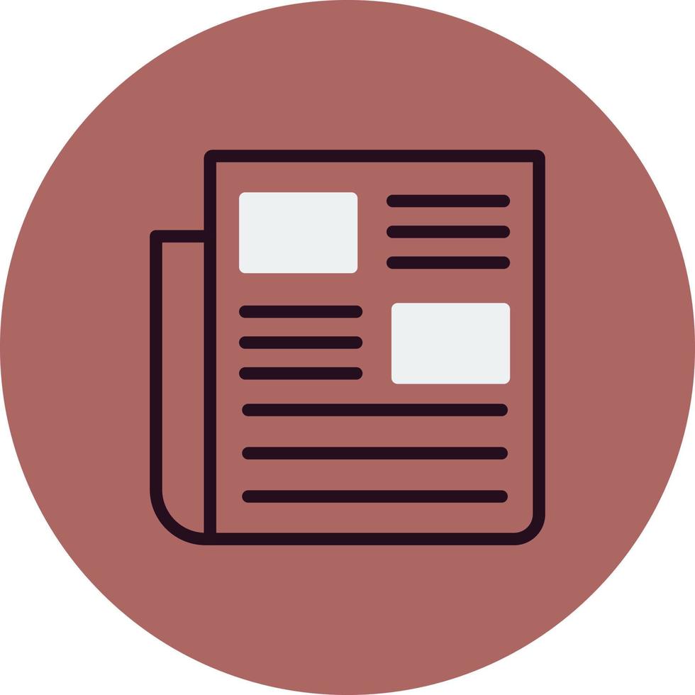 Newspaper Vector Icon