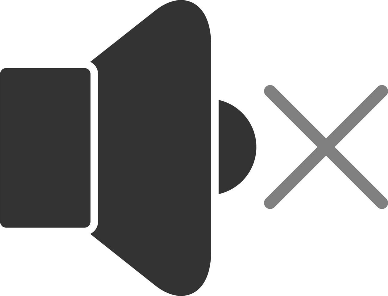 Mute Vector Icon